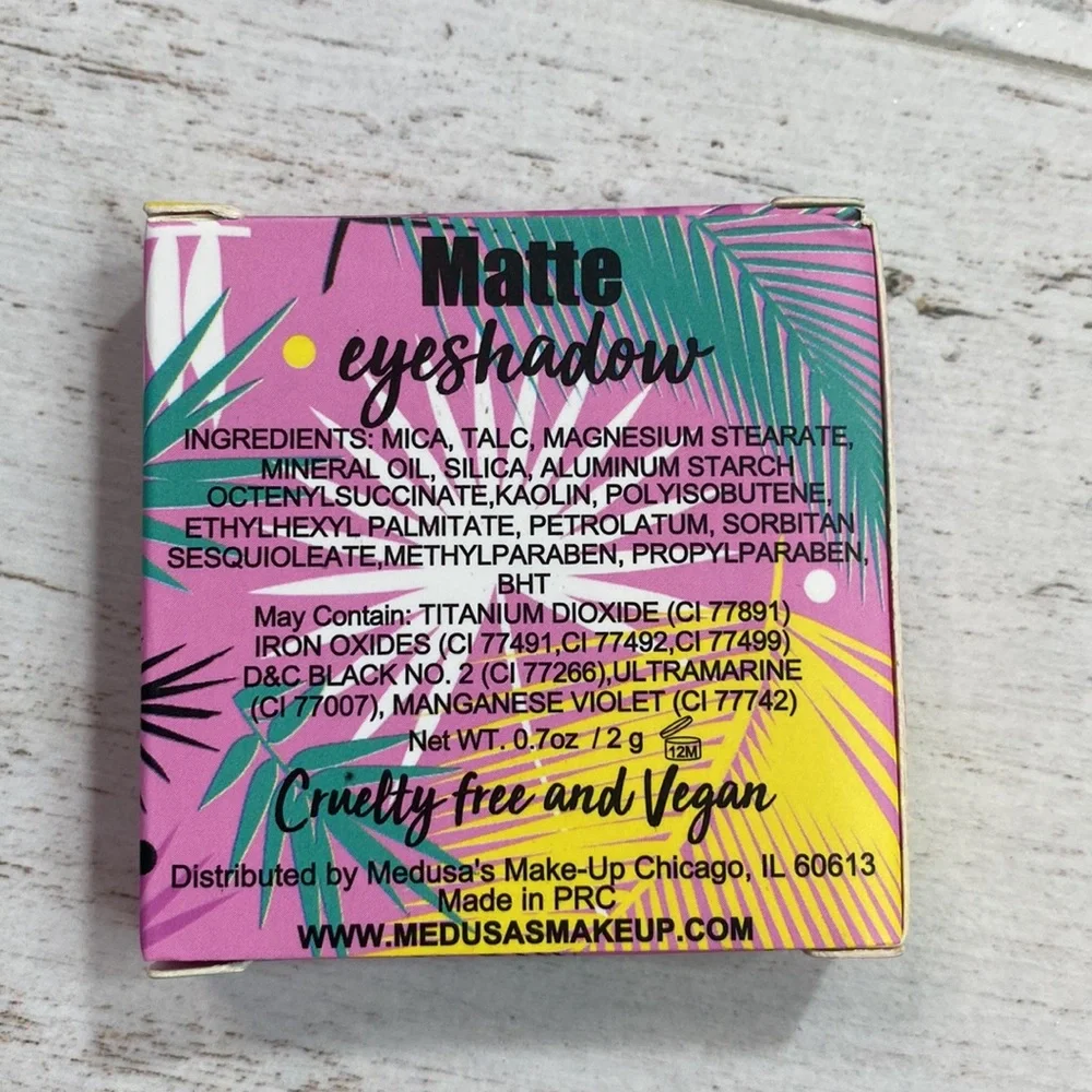 Medusa’s Makeup Bahamas Matte Eyeshadow Black